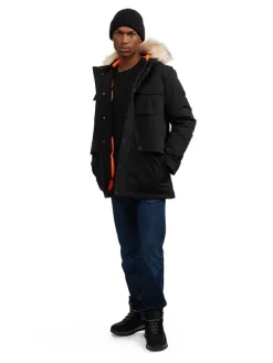 Pajar Parkas<Soren Men'S Parka W/Faux Fur Trim Black