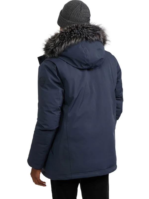 Pajar Parkas<Soren Men'S Parka W/Faux Fur Trim Navy