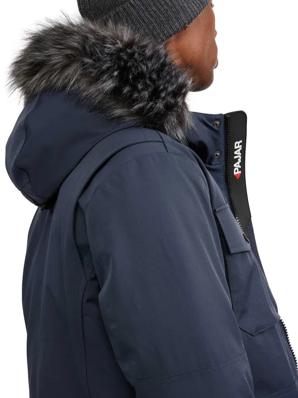 Pajar Parkas<Soren Men'S Parka W/Faux Fur Trim Navy