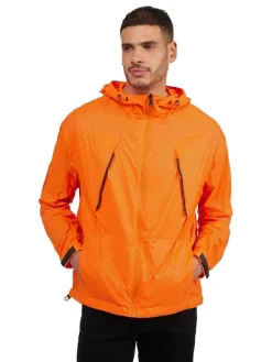 Pajar Rain Jackets<Sparrow Men'S Packable Rain Jacket Orange
