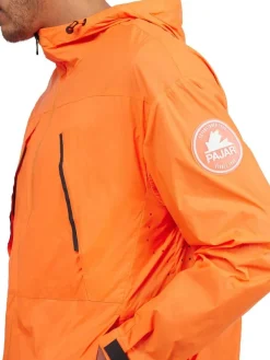 Pajar Rain Jackets<Sparrow Men'S Packable Rain Jacket Orange