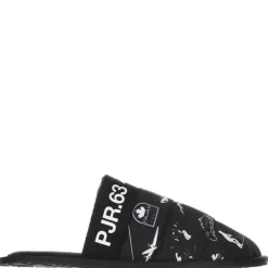 Pajar Slippers<Stewie Men'S Textile Slipper Black Vintage Print