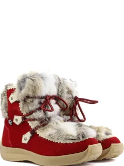 Pajar Heritage Canada Collection<Suzie Women'S Heritage Moccasin Boot Red/Bone/Multi