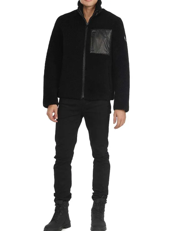 Pajar Bombers<Teddy Men'S Sheepskin Coat Black/Black