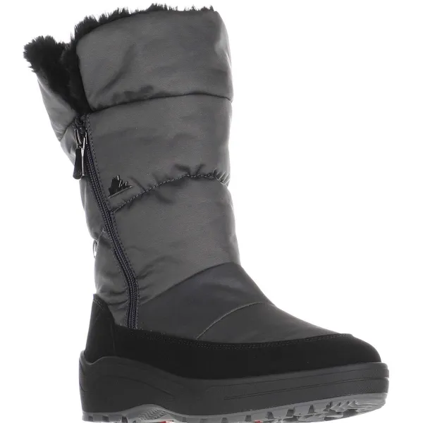 Pajar Ice Gripper<Valentina Women'S Boot W/ Ice Grippers Charcoal Iron