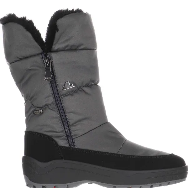 Pajar Ice Gripper<Valentina Women'S Boot W/ Ice Grippers Charcoal Iron