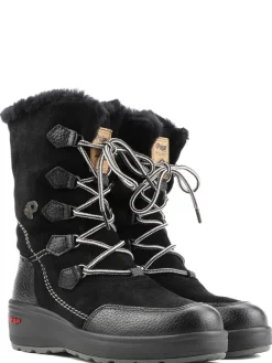 Pajar Winter Boots<Valerie Women'S Heritage Boot W/ Ice Grippers Black