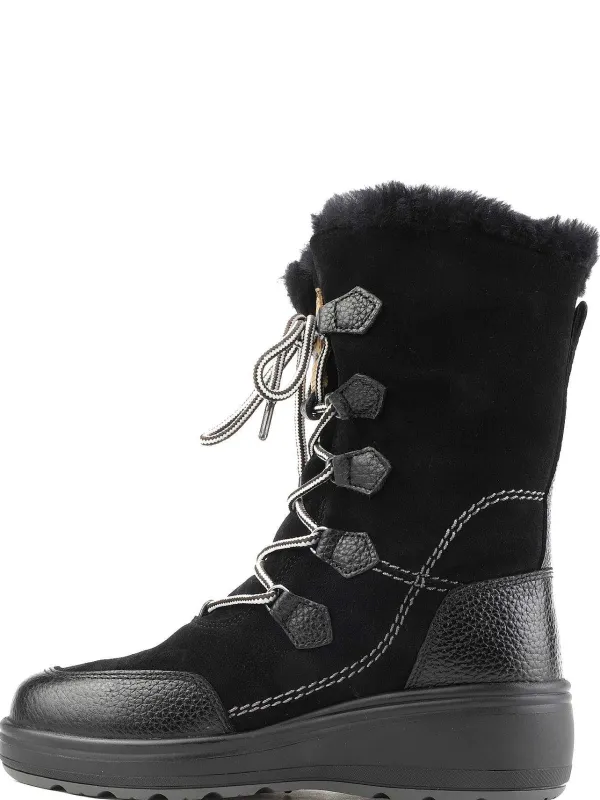 Pajar Winter Boots<Valerie Women'S Heritage Boot W/ Ice Grippers Black