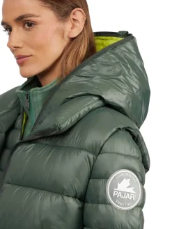 Pajar Puffers<Vela Women'S 3-In-1 Lightweight Packable Puffer Olive