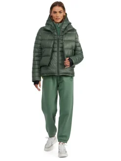 Pajar Fall/Winter<Vela Women'S 3-In-1 Lightweight Packable Puffer Olive