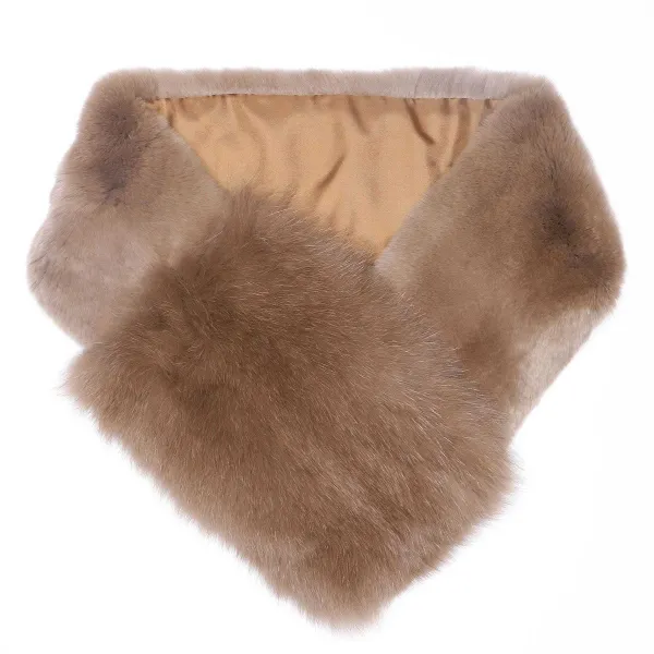 Pajar Scarves<Violette Women'S Rabbit And Fox Fur Scarf Taupe