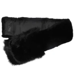 Pajar Scarves<Violette Women'S Rabbit And Fox Fur Scarf Black
