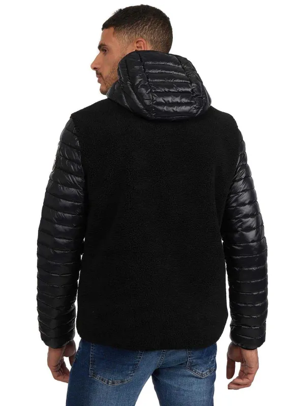 Pajar Fall/Winter<West Men'S Mixed-Media Transitional Jacket Black