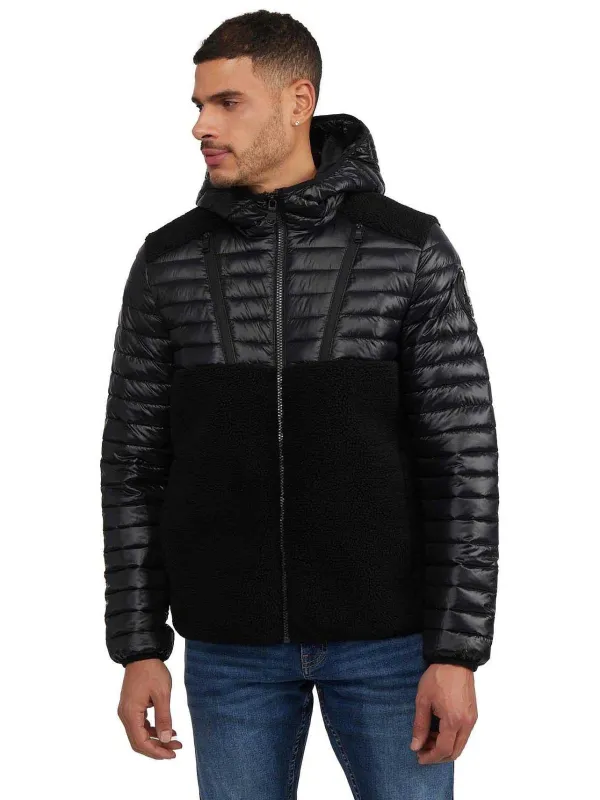 Pajar Fall/Winter<West Men'S Mixed-Media Transitional Jacket Black