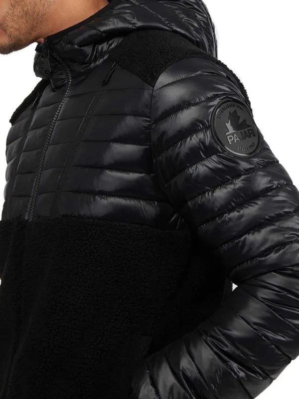 Pajar Fall/Winter<West Men'S Mixed-Media Transitional Jacket Black