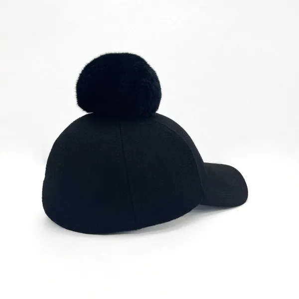 Pajar Hats And Headwear<Wool Ball Cap For Women Black